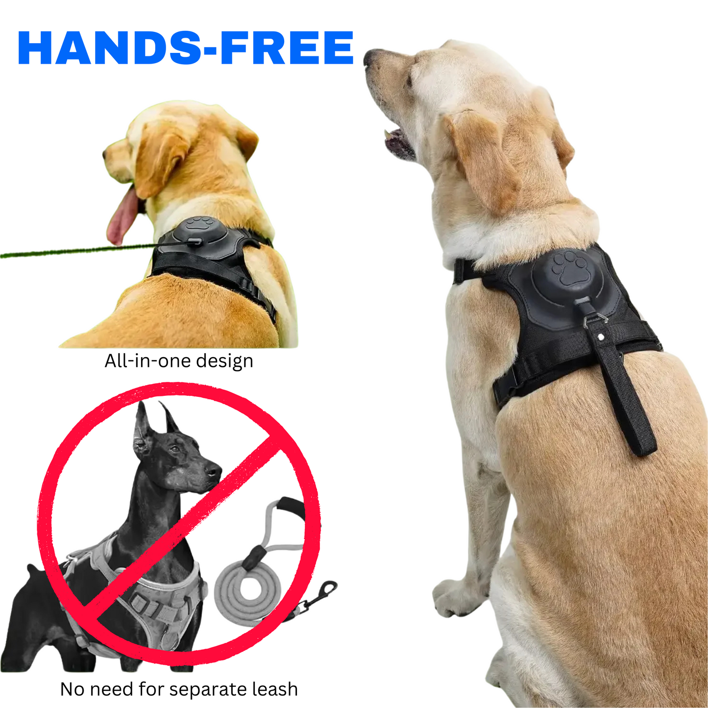 REELEASE™ 2-IN-1 DOG HARNESS