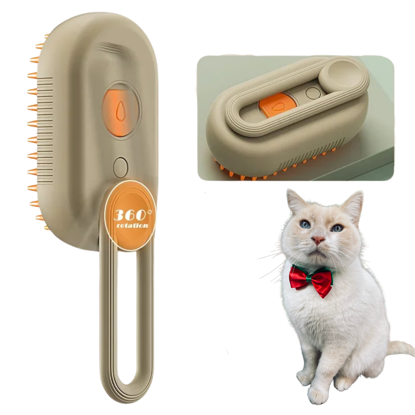 FURMIST™ 3-IN-1 STEAM GROOMING BRUSH