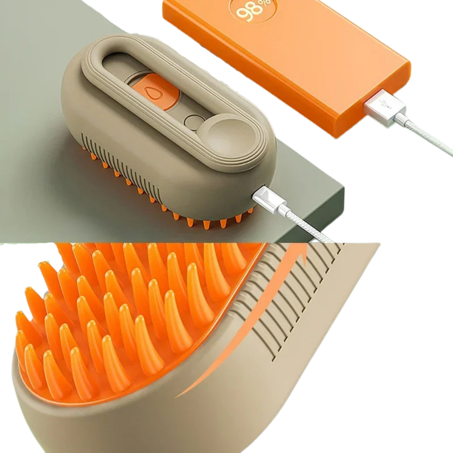 FURMIST™ 3-IN-1 STEAM GROOMING BRUSH
