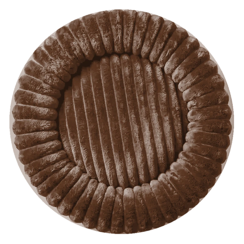 Cocoa corduroy dog bed